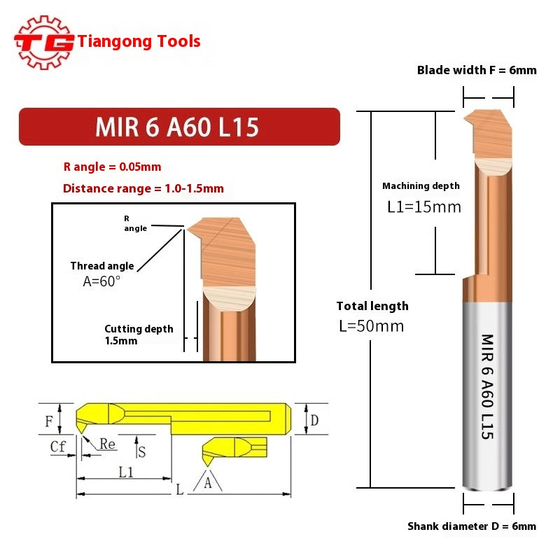 1121-MIR Small Bore Boring Tools Carbide MIL Coated Milling Cutter CNC Machining Center Stainless Steel End Mills Shandong Denso Pricision Tools Co.,Ltd.